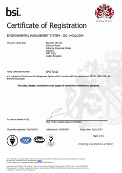 ISO 14001 CERT EMS_70103 KAWNEER